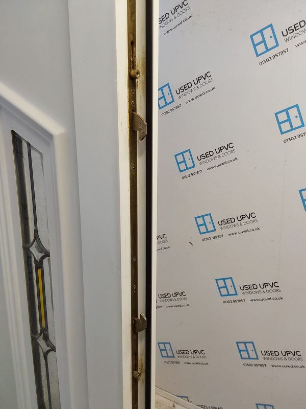 Used White Upvc Front Door 895mm x 2020mm 0025 - Image 4