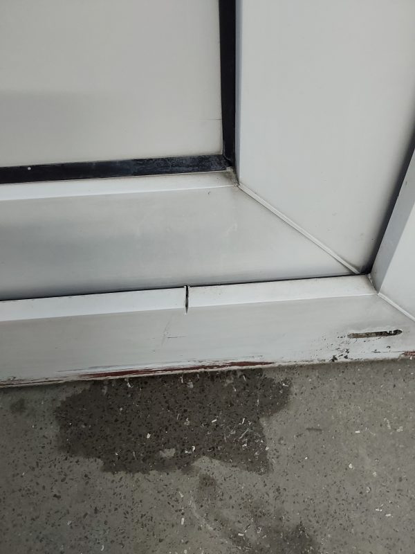 Used White Upvc Back Door 830mm x 2010mm 0030 - Image 15