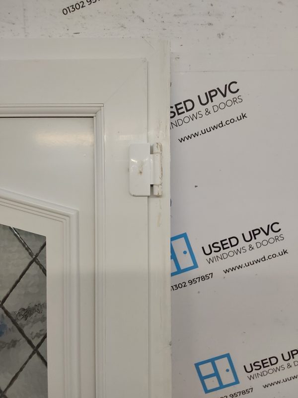 Used White Upvc Back Door 830mm x 2010mm 0030 - Image 11