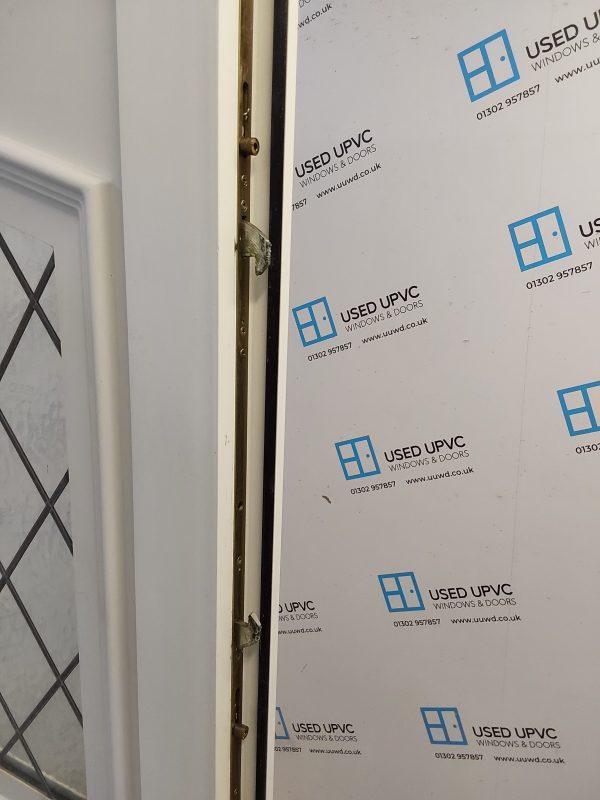 Used White Upvc Back Door 830mm x 2010mm 0030 - Image 4