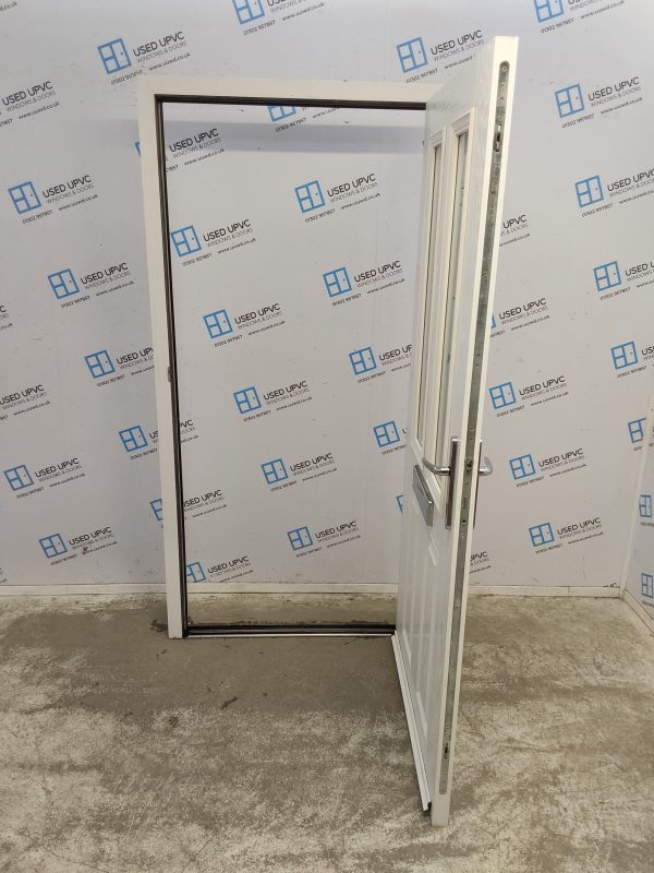 Used White Composite Front Door 990mm x 1990mm 0749 - Image 3