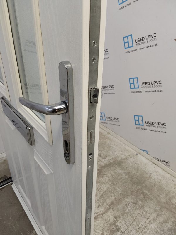 Used White Composite Front Door 990mm x 1990mm 0749 - Image 5