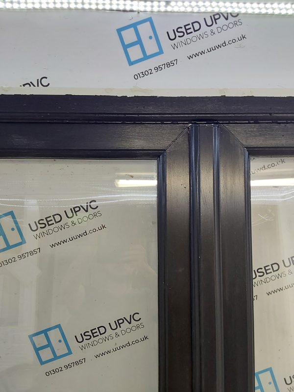 Used Black Upvc French Doors 1500mm x 2170mm EA1 - Image 14