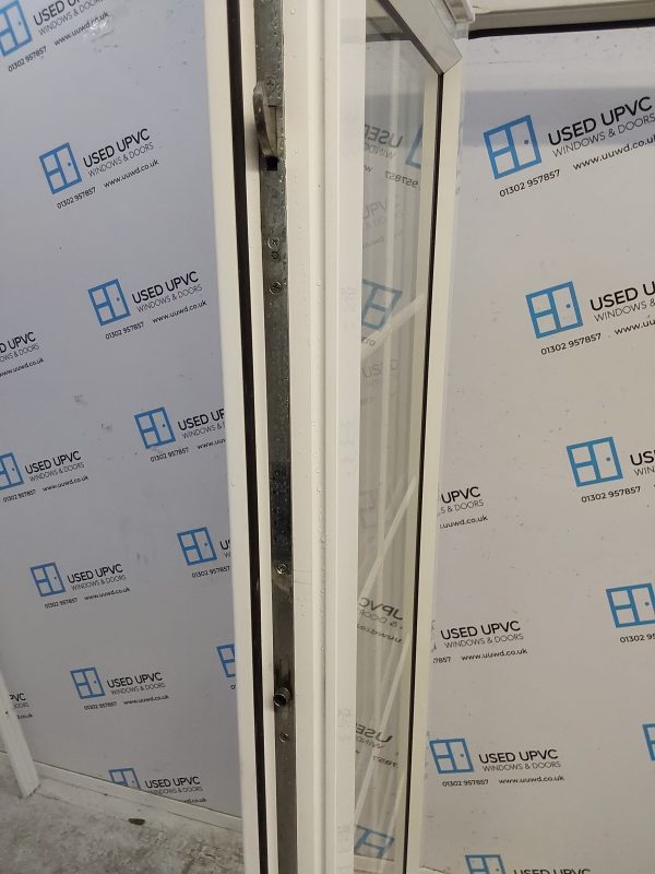 Used White Upvc French Doors 1560mm x 1990mm EA3 - Image 3