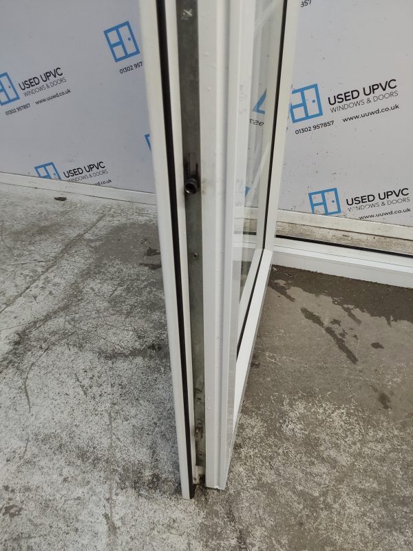 Used White Upvc French Doors 1560mm x 1990mm EA3 - Image 5