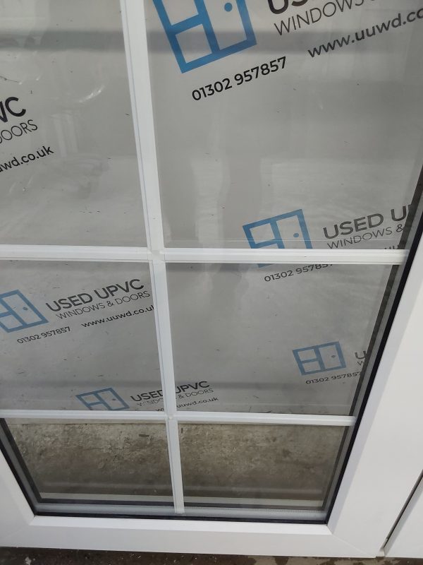 Used White Upvc French Doors 1560mm x 1990mm EA3 - Image 9