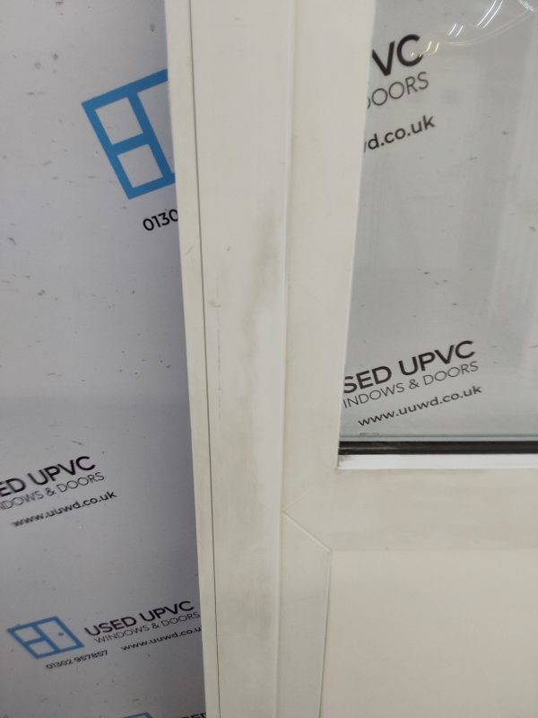 Used White Upvc Back Door 845mm x 2045mm (Reduce To 815mm) 0821 - Image 12