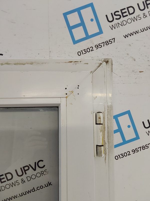 Used White Upvc Back Door 845mm x 2045mm (Reduce To 815mm) 0821 - Image 9