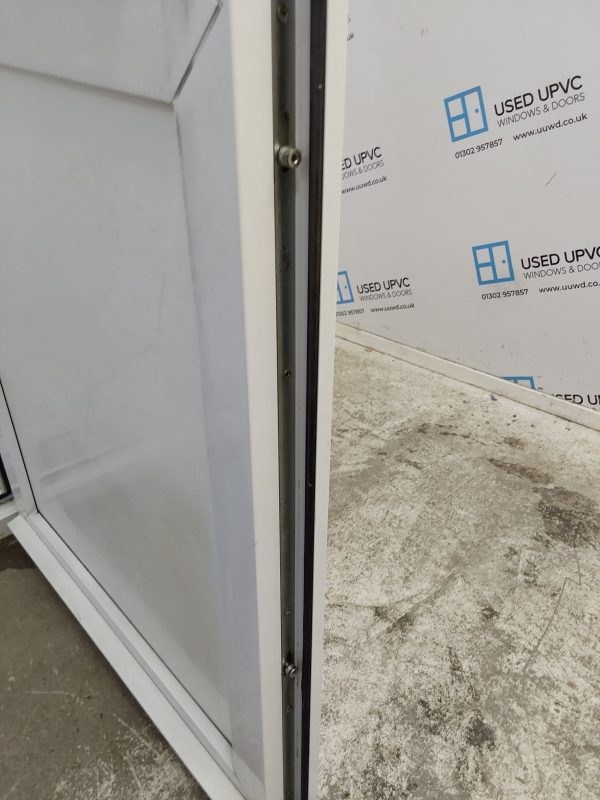 Used White Upvc Back Door 845mm x 2045mm (Reduce To 815mm) 0821 - Image 6