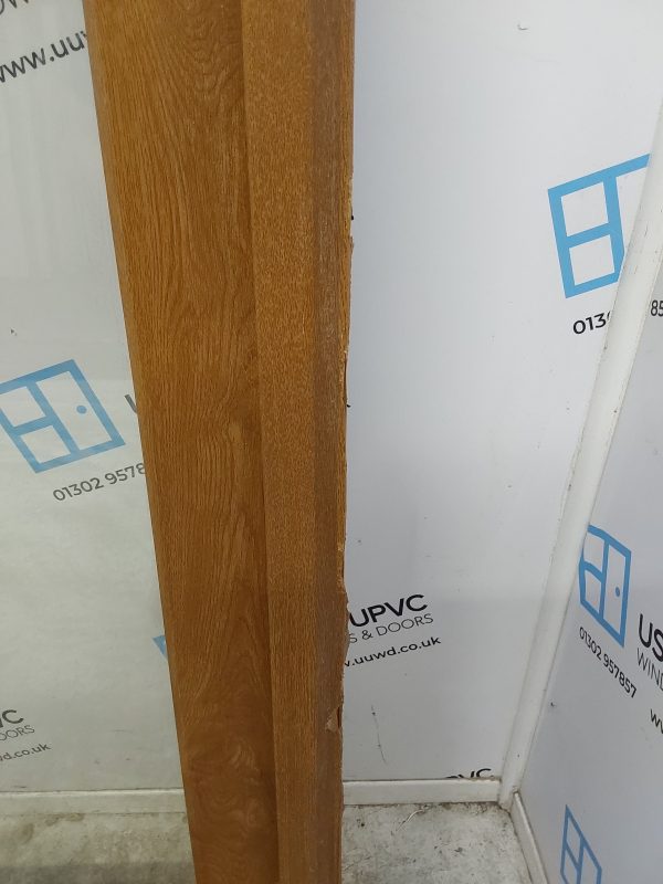 Used Oak Upvc Sliding Patio Doors 2160mm x 2020mm EA6 - Image 7