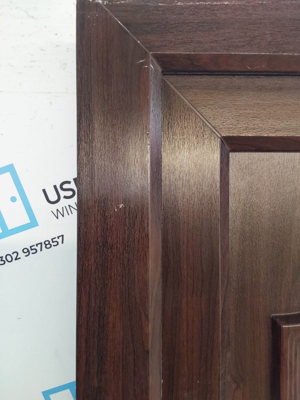 Used Rosewood Upvc Front Door 900mm x 2050mm (Reduce To 885mm) C6003 - Image 8