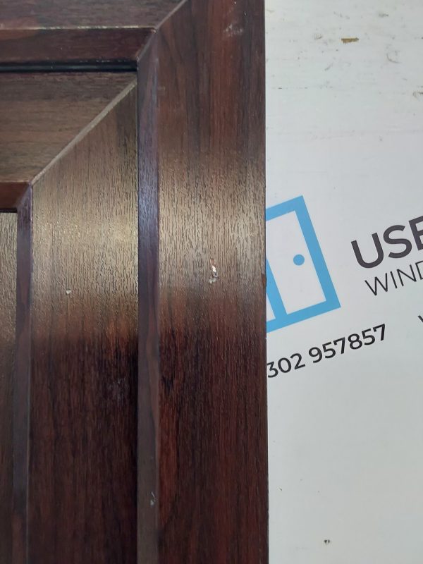 Used Rosewood Upvc Front Door 900mm x 2050mm (Reduce To 885mm) C6003 - Image 9