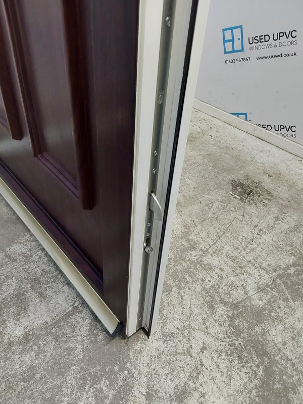 Used Rosewood Upvc Front Door 900mm x 2050mm (Reduce To 885mm) C6003 - Image 6