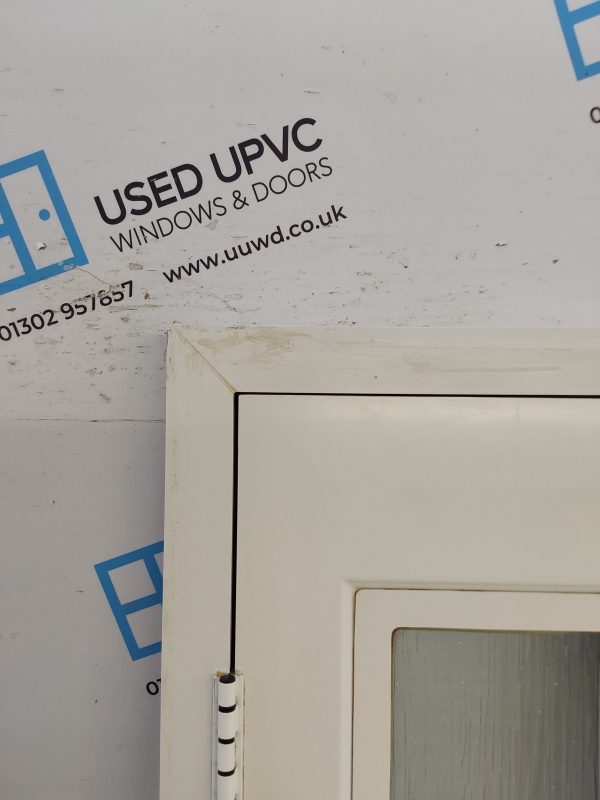 Used White Upvc Back Door 840mm x 2045mm C6004 - Image 9