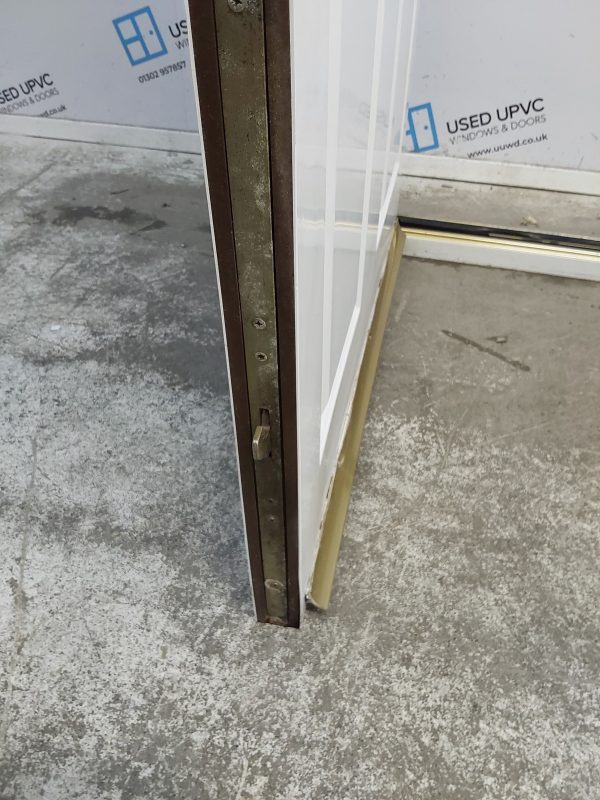Used White Upvc Back Door 840mm x 2045mm C6004 - Image 6