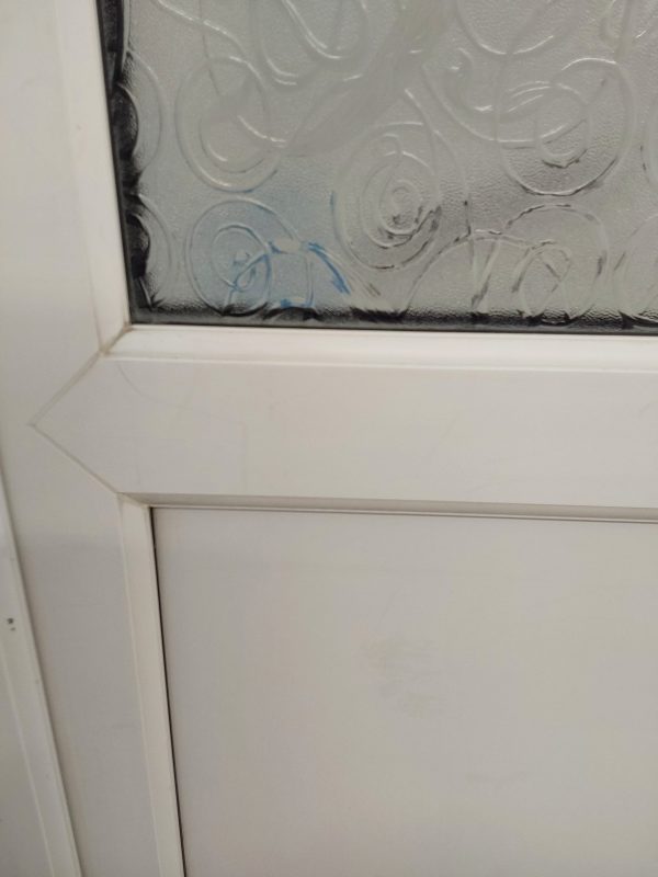 Used White Upvc Back Door 890mm x 2030mm C6022 - Image 12