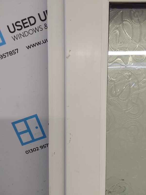 Used White Upvc Back Door 890mm x 2030mm C6022 - Image 8