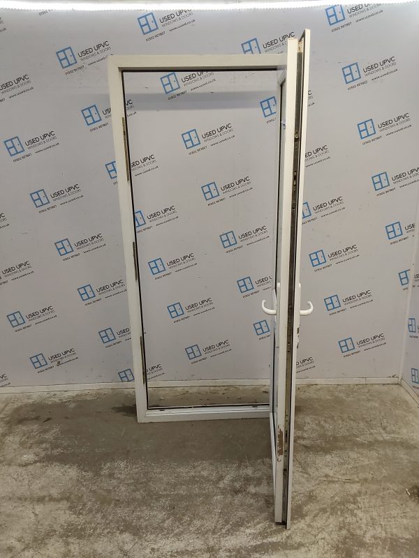 Used White Upvc Back Door 890mm x 2030mm C6022 - Image 3