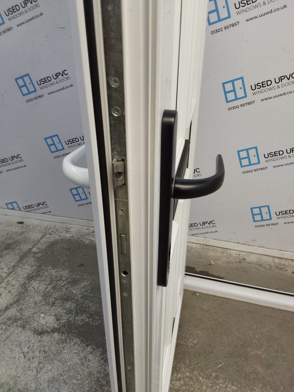 Used White Upvc Front Door 910mm x 2095mm (Reduce To 885mm) C6073 - Image 5