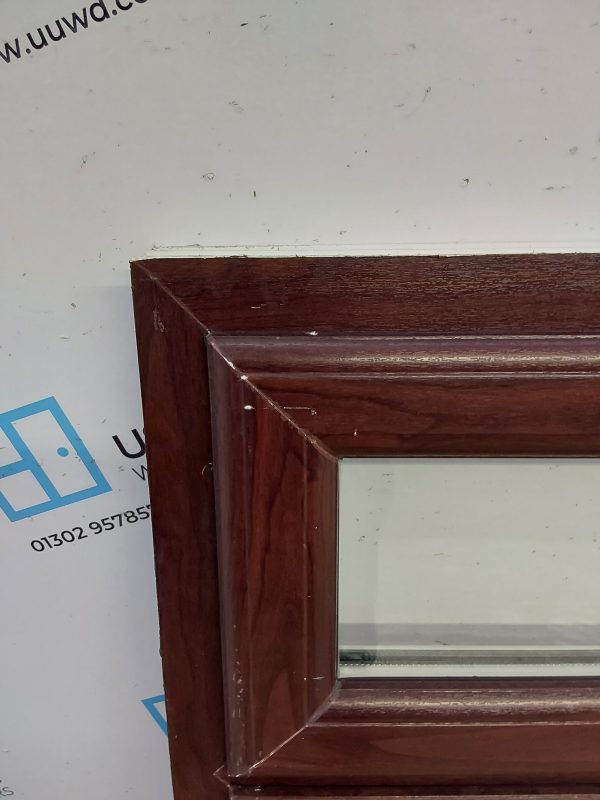 Used Rosewood Upvc Window 1190mm x 1210mm LW0073 - Image 4