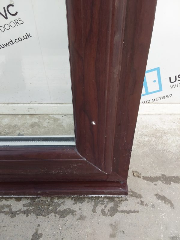 Used Rosewood Upvc Window 1190mm x 1210mm LW0073 - Image 5
