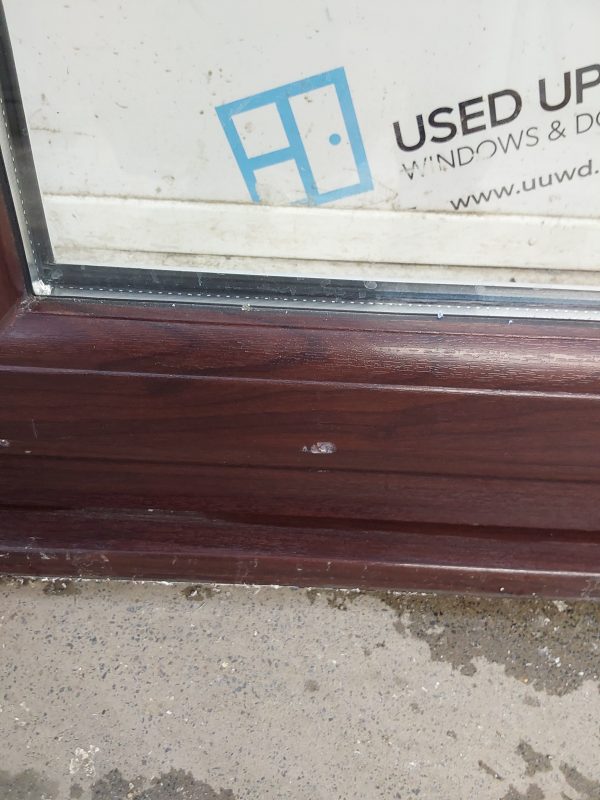 Used Rosewood Upvc Window 1190mm x 1210mm LW0073 - Image 6