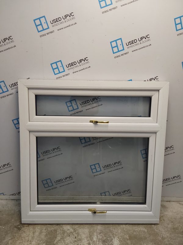 Used Rosewood Upvc Window 1190mm x 1210mm LW0073 - Image 3