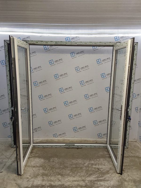 Brand New Anthracite Grey Upvc French Doors And Side Panels 2455mm x 2155mm EA9 - Image 2