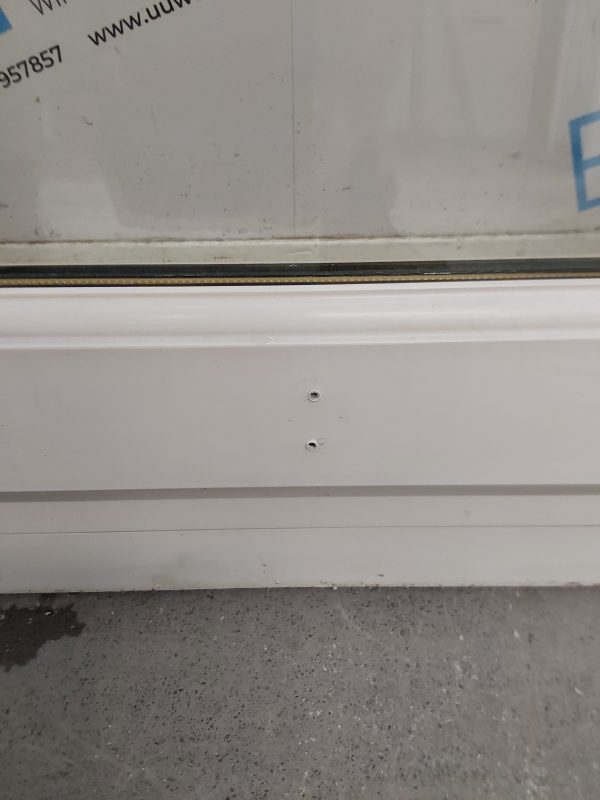 Used Cream Upvc French Doors And Side Panels 2450mm x 2170mm (Reduce To 2120mm) EA10 - Image 15