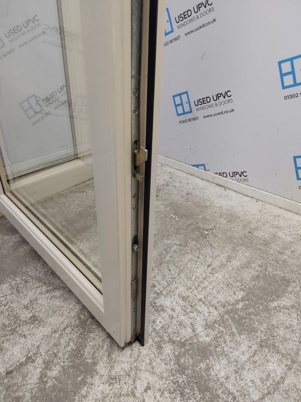 Used Cream Upvc French Doors And Side Panels 2450mm x 2170mm (Reduce To 2120mm) EA10 - Image 5