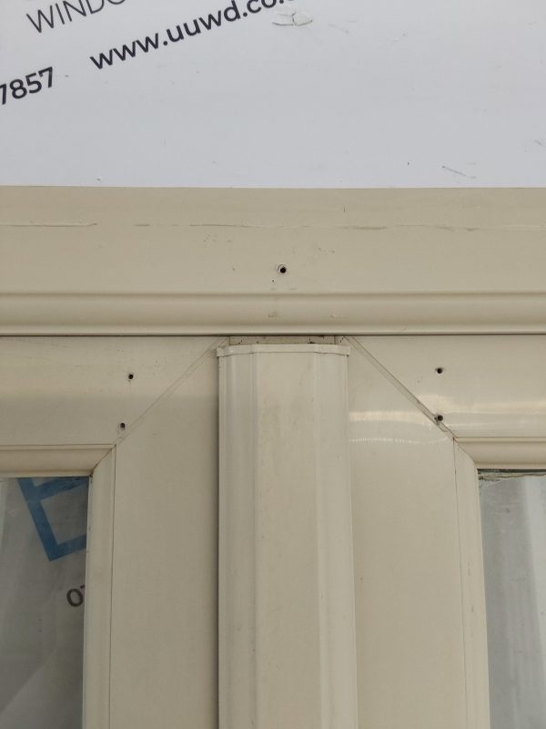 Used Cream Upvc French Doors And Side Panels 2450mm x 2170mm (Reduce To 2120mm) EA10 - Image 9