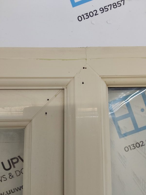 Used Cream Upvc French Doors And Side Panels 2450mm x 2170mm (Reduce To 2120mm) EA10 - Image 10