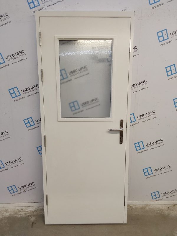 Brand New White Golden Thread FD30 Non Rated Fire Door 840mm x 2025mm C12D05 - Image 2