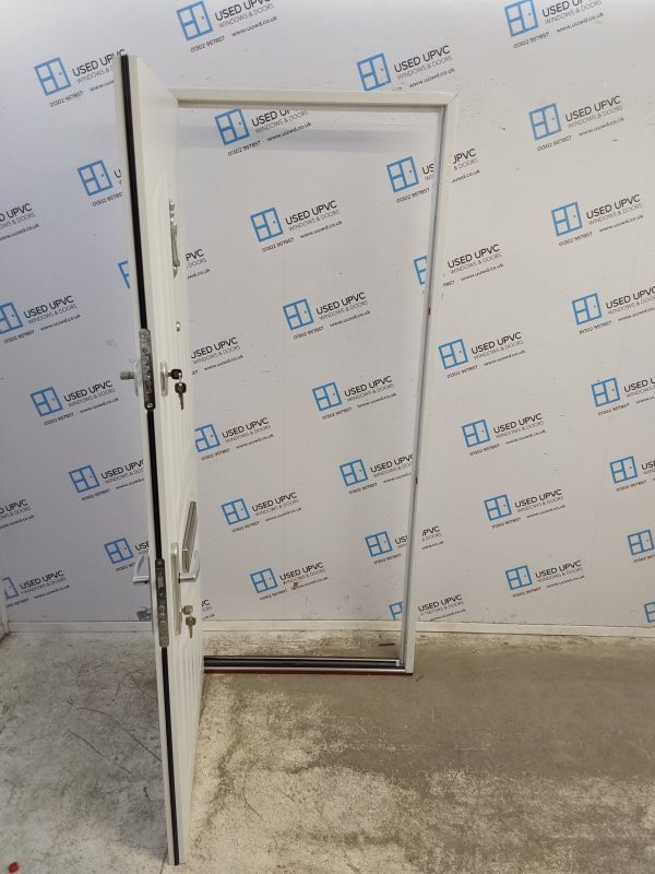 Brand New White Aluminium Composite Front Door 875mm x 2005mm C12D11 - Image 3