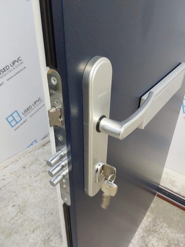 Brand New Blue Aluminium Composite Front Door 815mm x 2045mm C12D06 - Image 5
