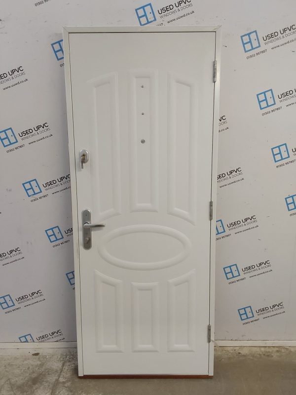 Brand New Green Aluminium Composite Door 835mm x 2040mm C12D21 - Image 2