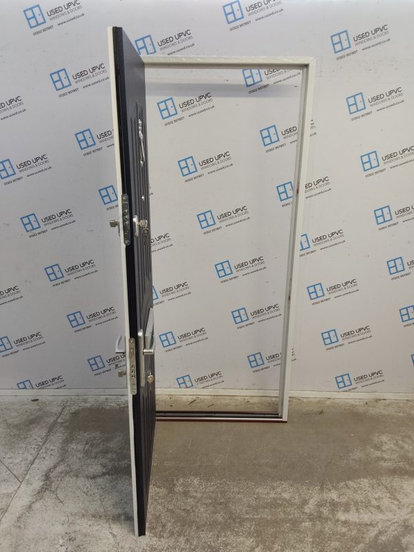Brand New Blue Aluminium Composite Front Door 875mm x 2005mm C12D23 - Image 3