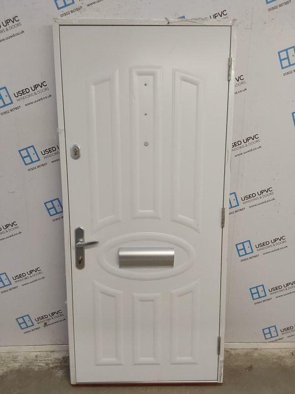 Brand New Blue Aluminium Composite Front Door 895mm x 2005mm C12D24 - Image 2