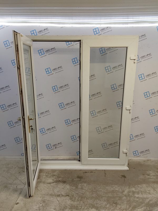 Used White Upvc French Doors 1575mm x 2105mm EA5 - Image 3