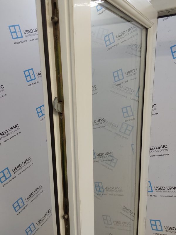Used White Upvc French Doors 1575mm x 2105mm EA5 - Image 5