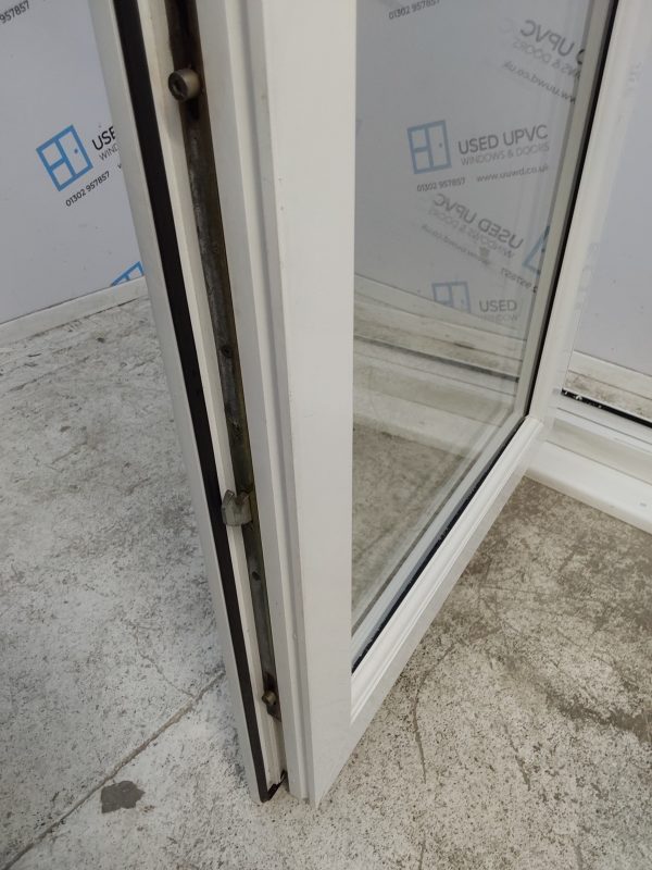 Used White Upvc French Doors 1575mm x 2105mm EA5 - Image 7