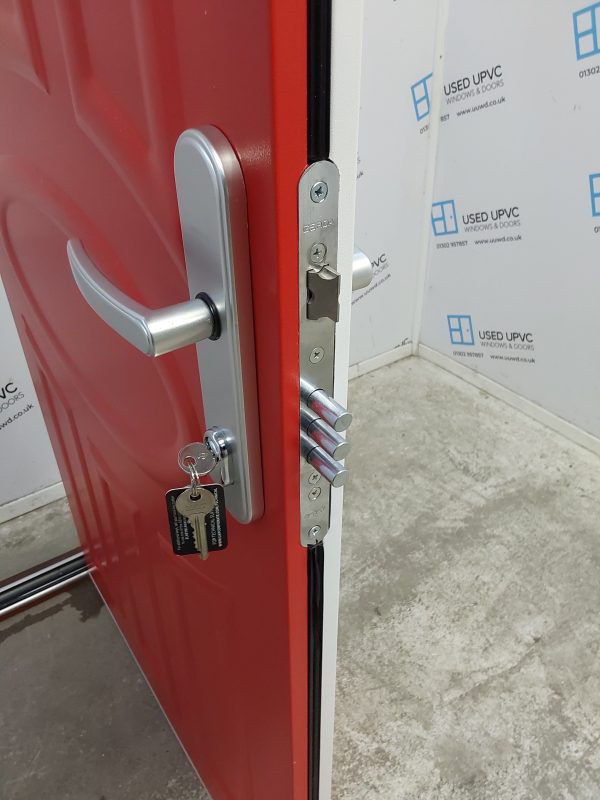 Brand New Red Aluminium Composite Door 835mm x 2020mm C12D26 - Image 5
