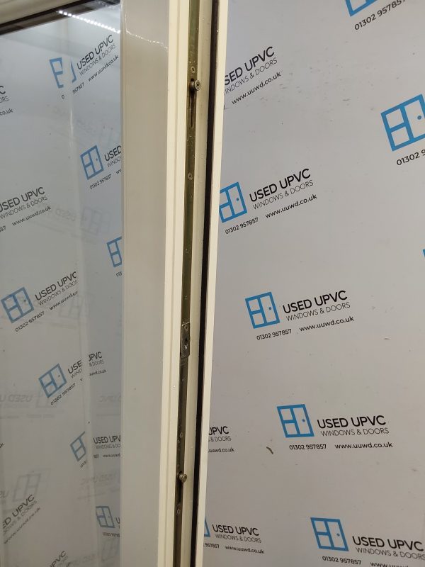 Used White Upvc French Doors 1350mm x 2170mm EA6 - Image 3