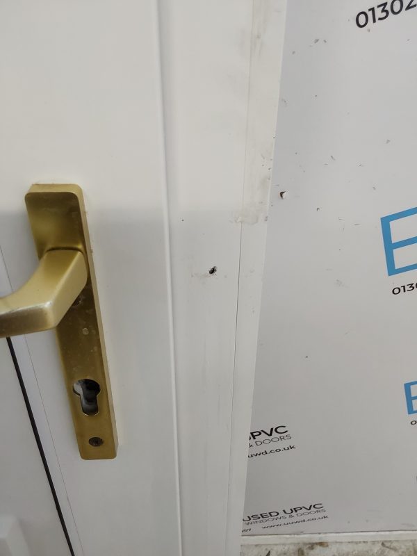 Used White Upvc Front Door 930mm x 2065mm (Reduce To 900mm) 0622 - Image 7