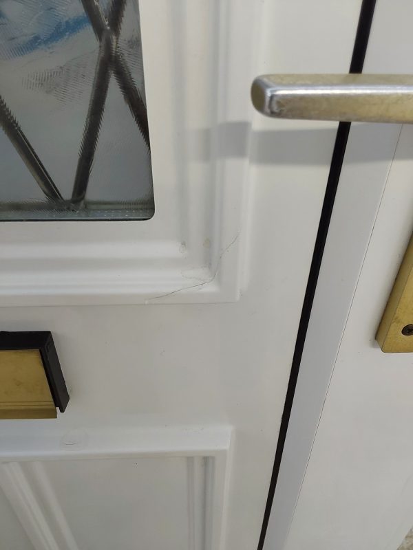 Used White Upvc Front Door 930mm x 2065mm (Reduce To 900mm) 0622 - Image 8