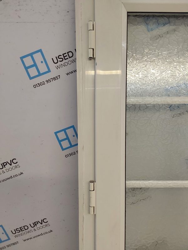 Used White Upvc Back Door 920mm x 2135mm (Reduce To 880mm) 0453 - Image 10