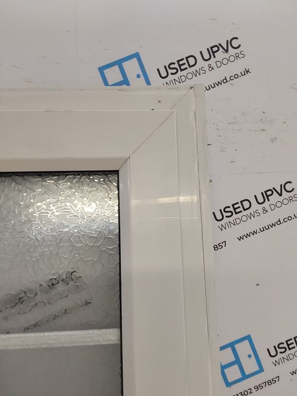 Used White Upvc Back Door 920mm x 2135mm (Reduce To 880mm) 0453 - Image 11