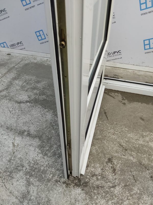 Used White Upvc Back Door 920mm x 2135mm (Reduce To 880mm) 0453 - Image 6