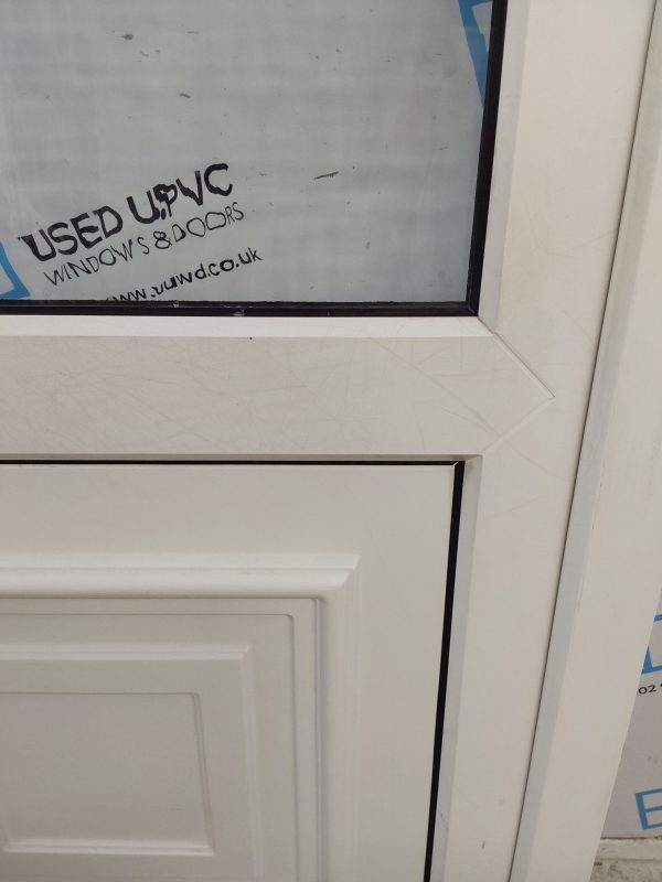 Used White Upvc Back Door 915mm x 2070mm 0815 - Image 16