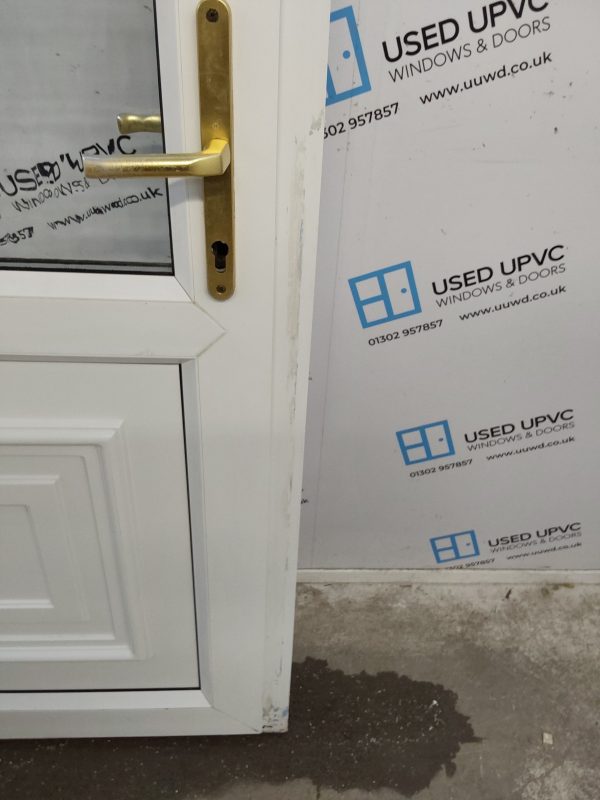 Used White Upvc Back Door 915mm x 2070mm 0815 - Image 11